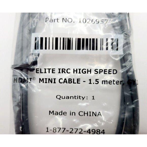 HDMI Cable, Amphenol Broadband Solutions Part No. 1026957 1.5 meter Elite IRC - Picture 1 of 5